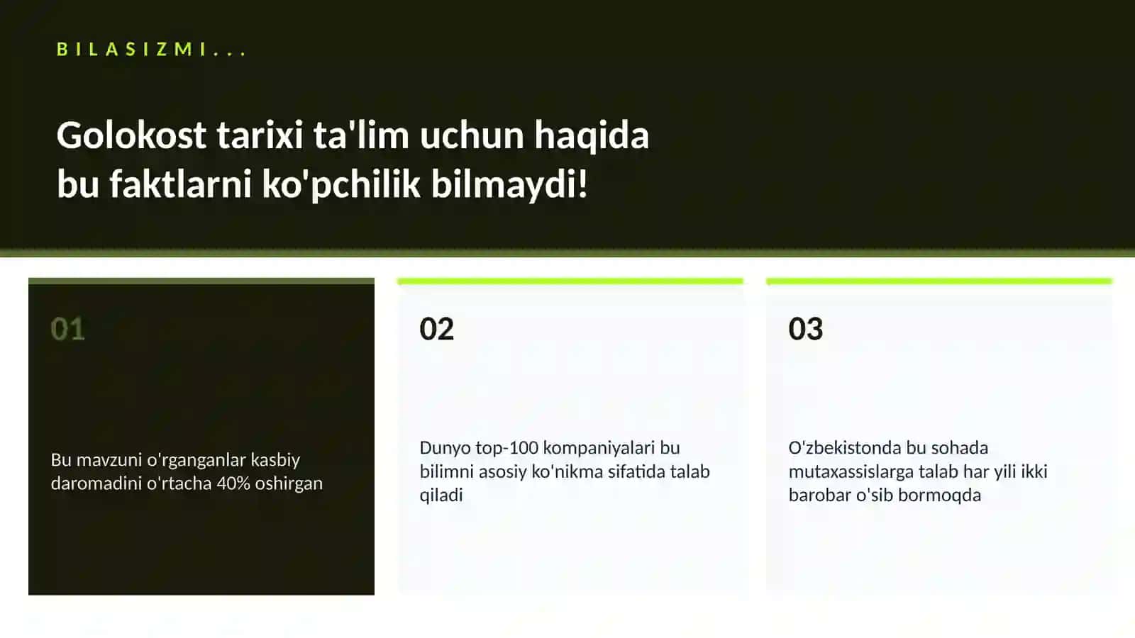 Golokost tarixi ta'lim uchun 2
