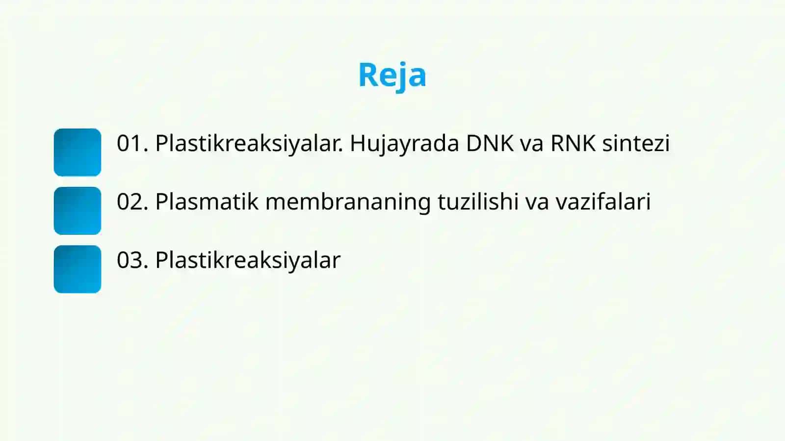 Plasmatik membrananing tuzilishi va vazifalari 2