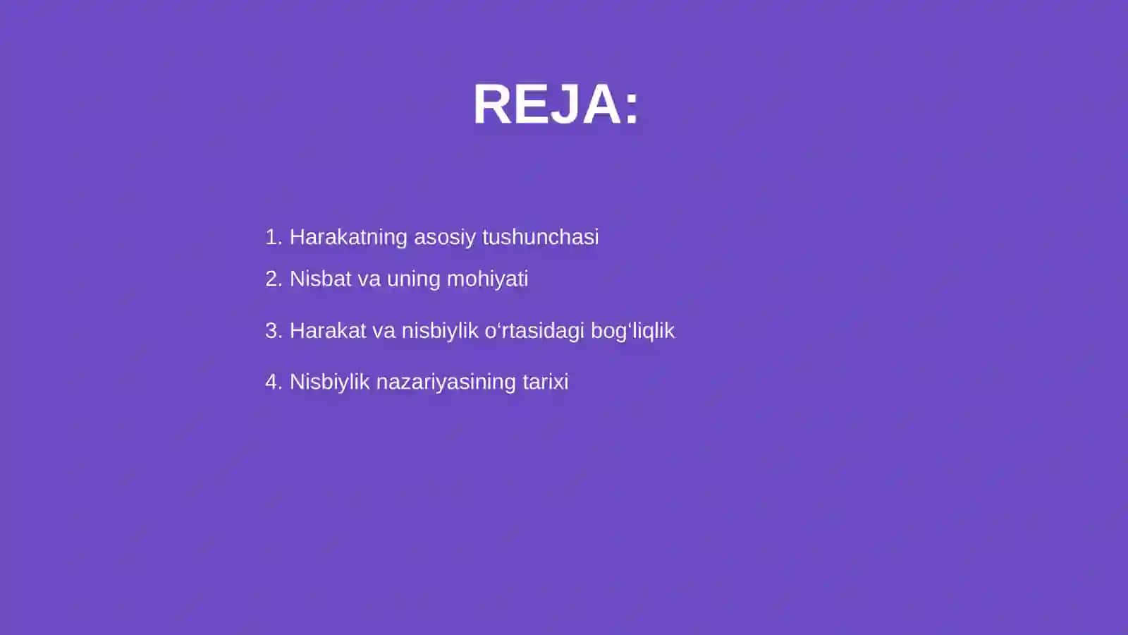 Harakatning nisbiyligi 2