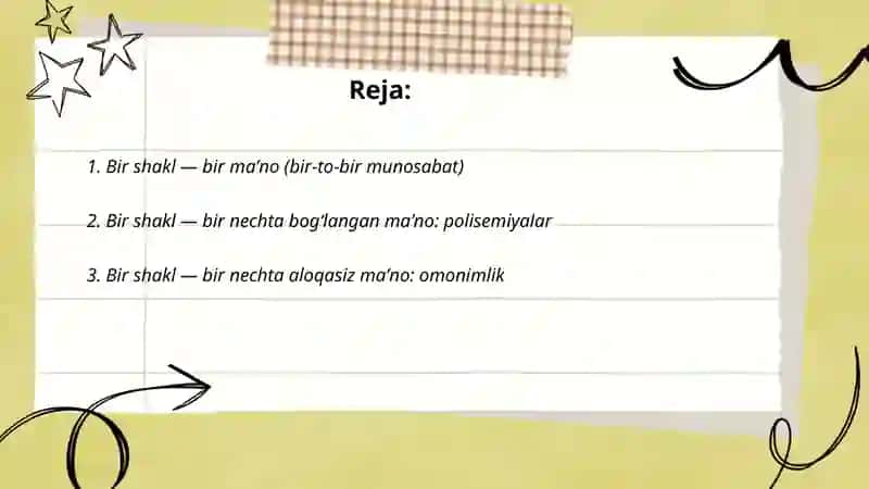 Soʻzlarning shakl va maʼno munosabatiga koʻra turlari 2