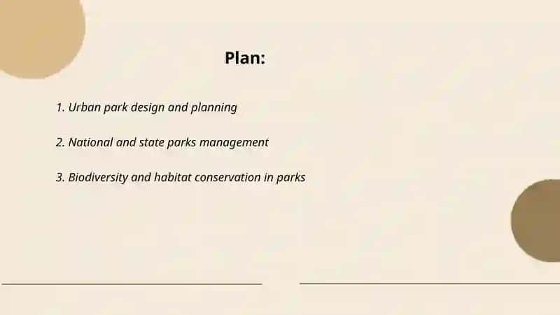 Urban park design and planning 2