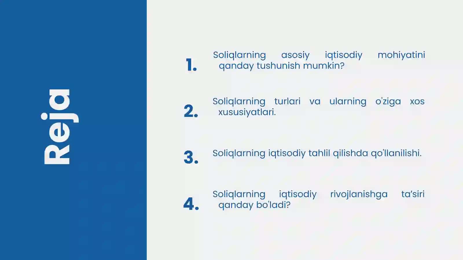 Soliqlarning iqtisodiy mohiyati va turlari 2