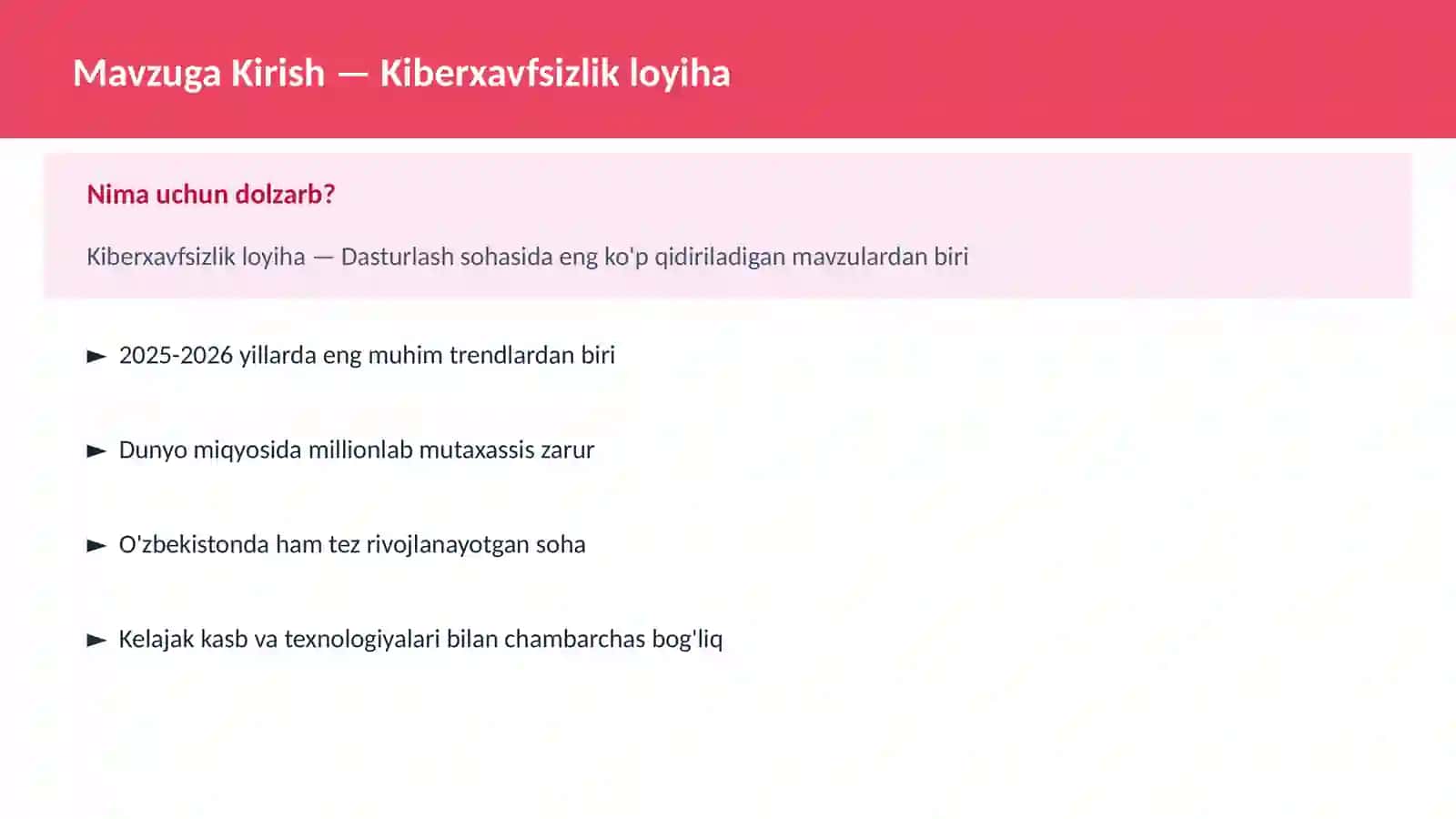 Kiberxavfsizlik loyiha 2