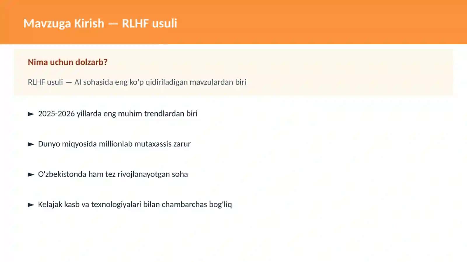 RLHF usuli 2