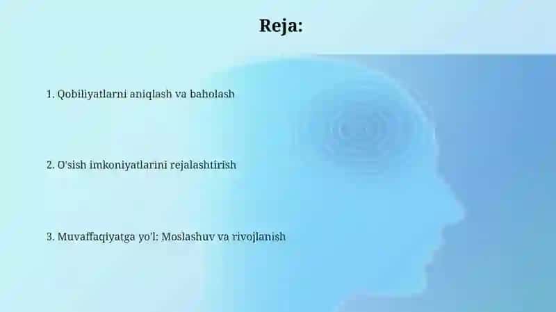 Qobiliyatlarni qayta baholash 2