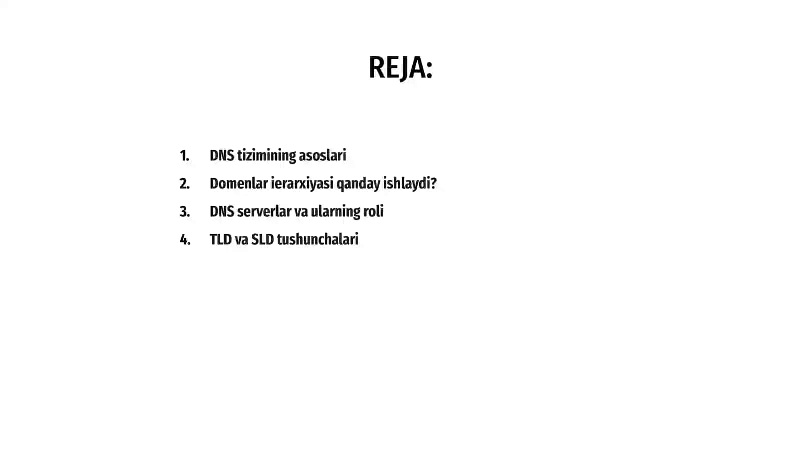 DNS tizimi va domenlar ierarxiyasi 2