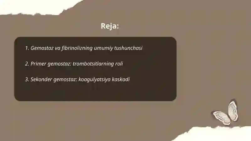 Gemostaz.Fibrinoliz 2