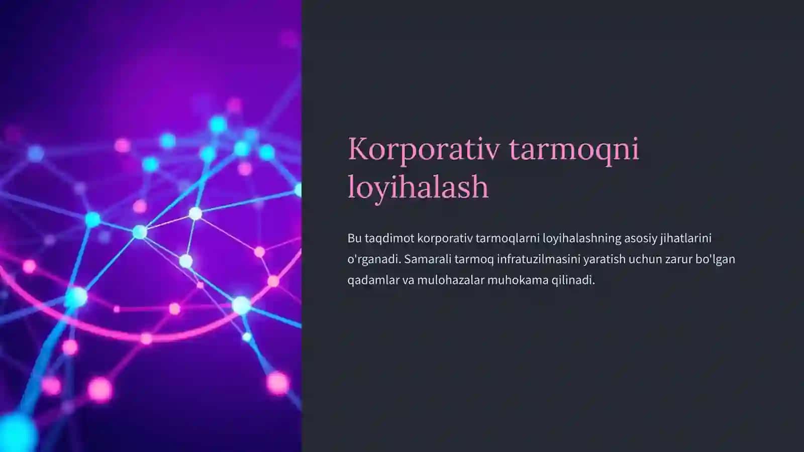 Kampyuter tarmoqni loyihalash 2
