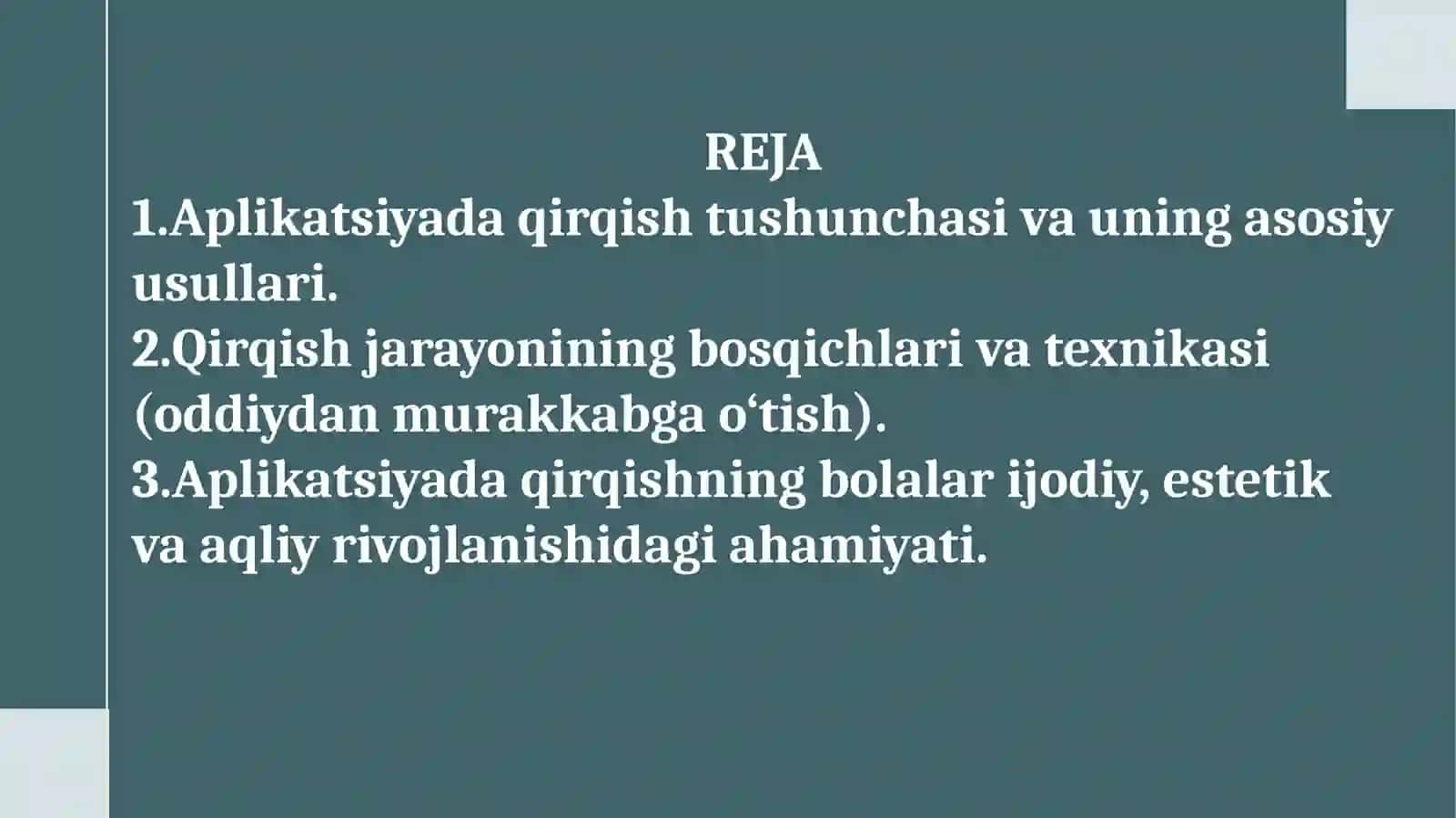 Aplikatsiyada qirqishning xar hil usullarini bajarish 2