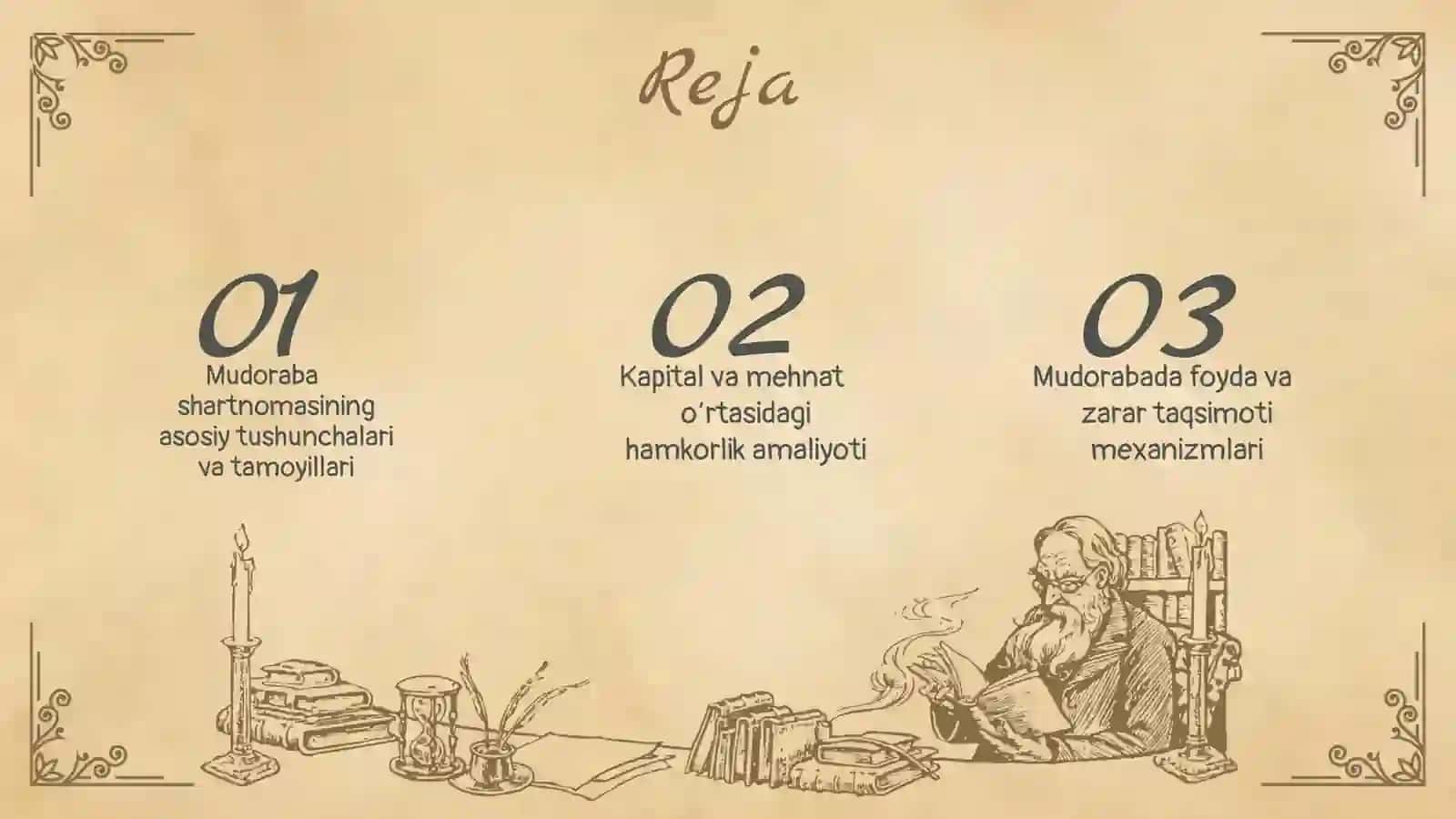 Mudoraba Shartnomasi: Kapital va mehnat hamkorligi 2