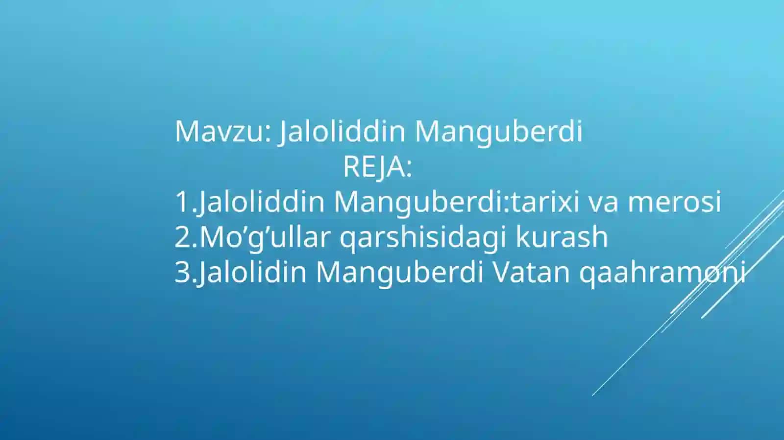 Jaloliddin Manguberdi 2