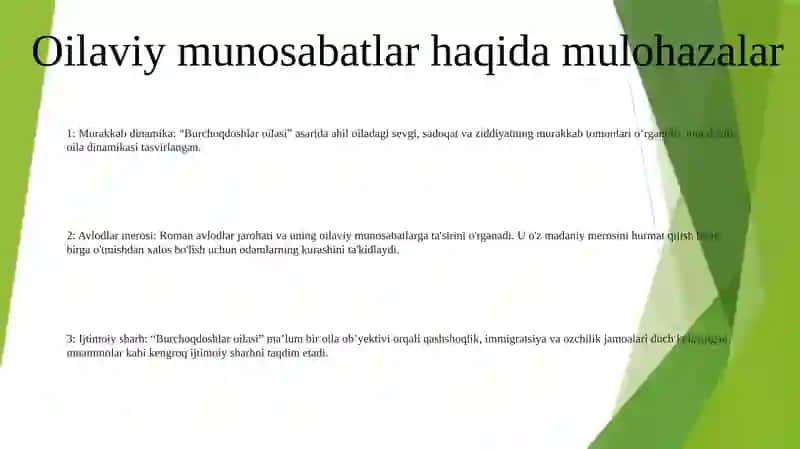 Burchoqdoshlar Oilasi 2
