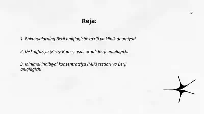Bakteryalarning Berji aniqlagichi 2