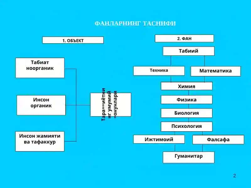 Ривожланувчи билимлар тизими 2