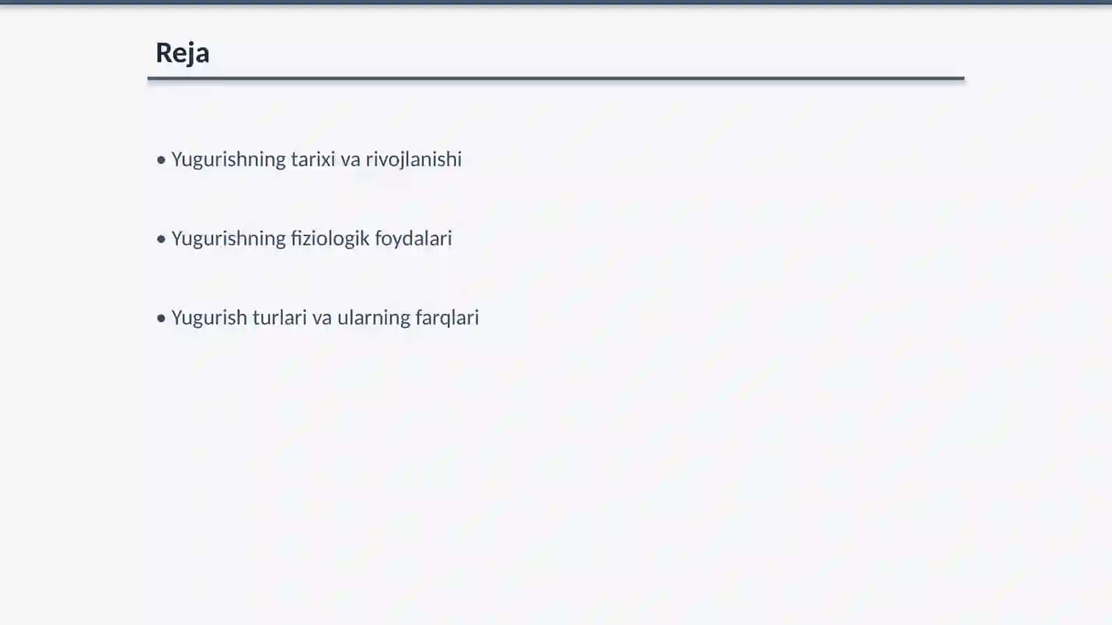 Yugurish va uning turlari 2