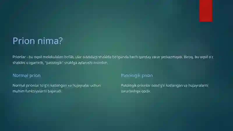 Prion kasalliklari 2