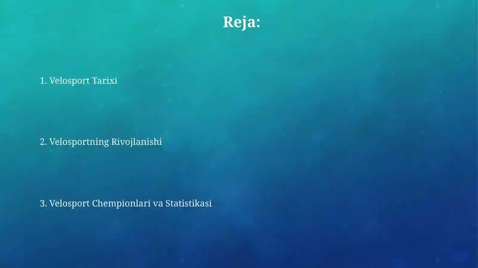 Velosport Tarixi, Rivojlanishi, Chempionlari, Statistikalar 2
