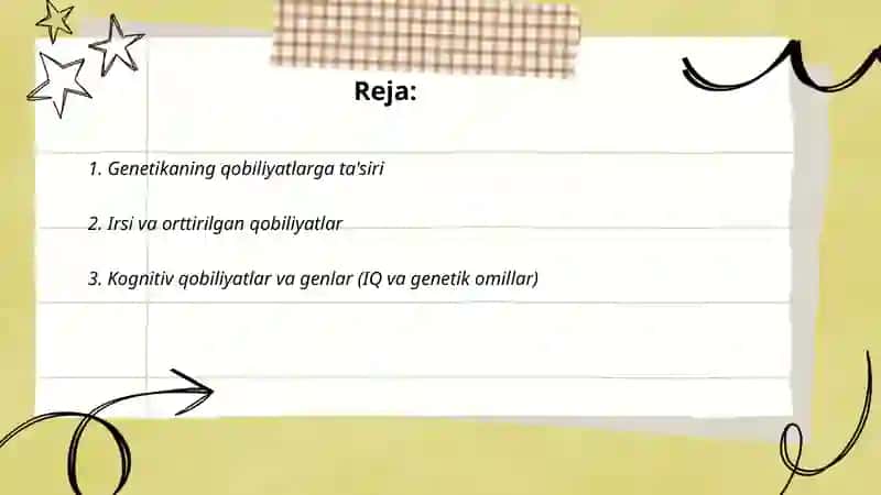 Qobiliyatlar va genetika 2