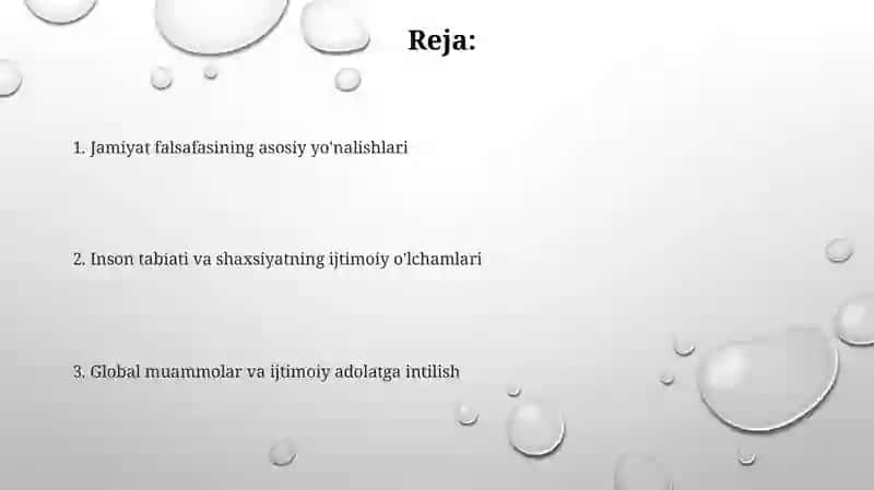 Jamiyat va inson falsafasi 2