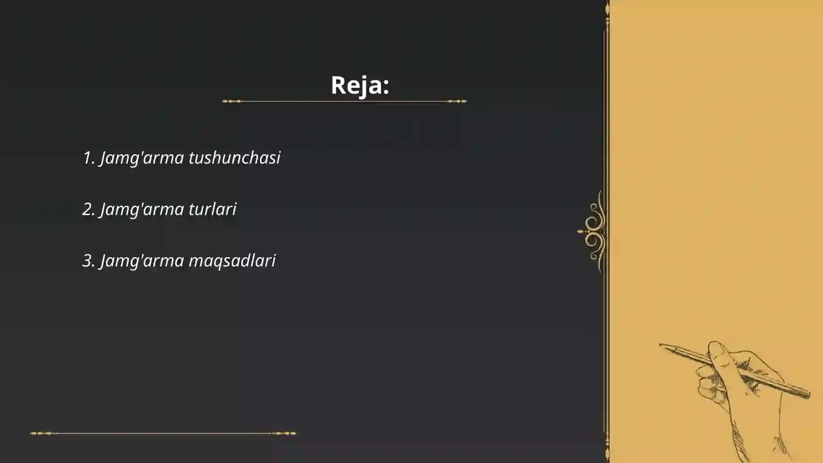 Jamg'arma va uning hajmiga tasir etuvchi omillar 2