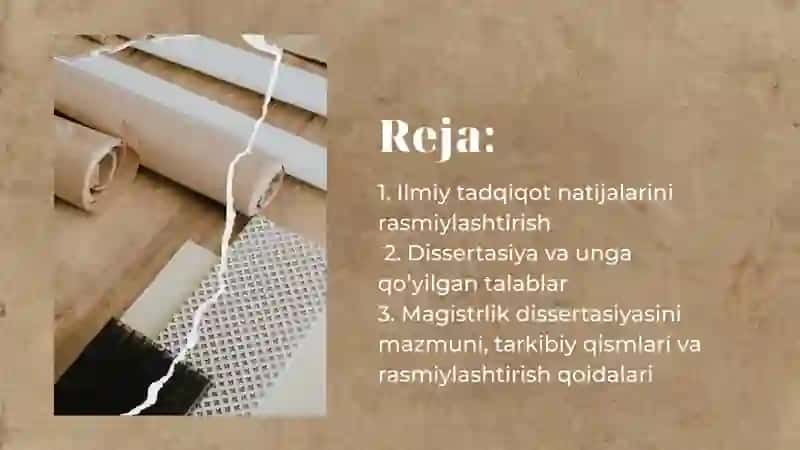 Ilmiy ishlar natijalarini rasmiylashtirish tartibi 2