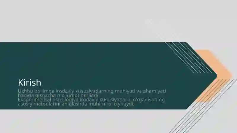 Irodaviyxususiyatlarnioʻrganishmetodlari 2