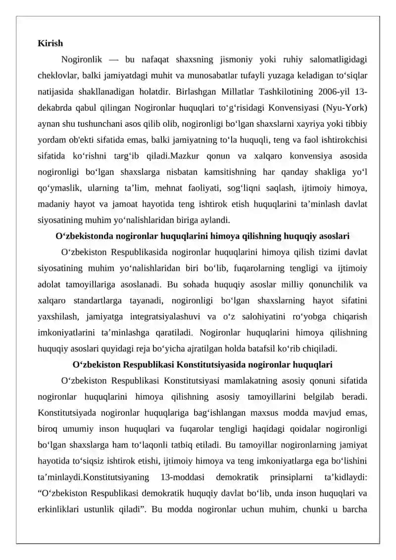 Nogironlar huquqini himoya qilish 2