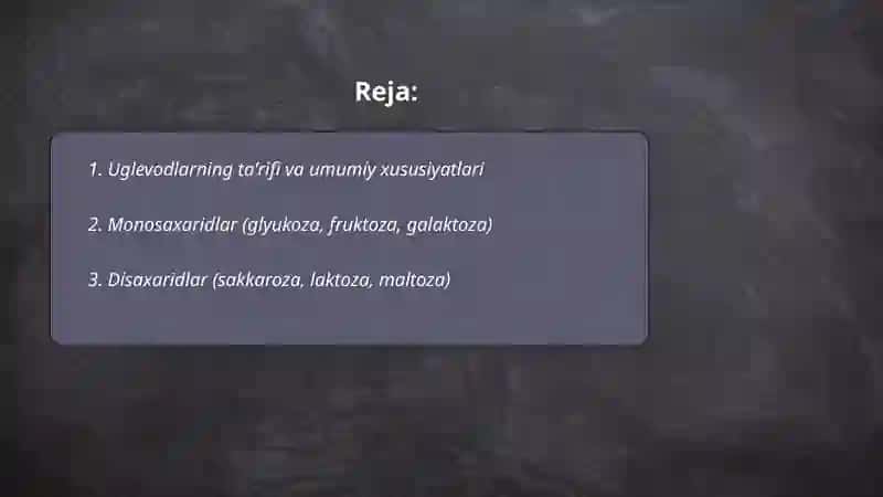 Uglevodlar 2