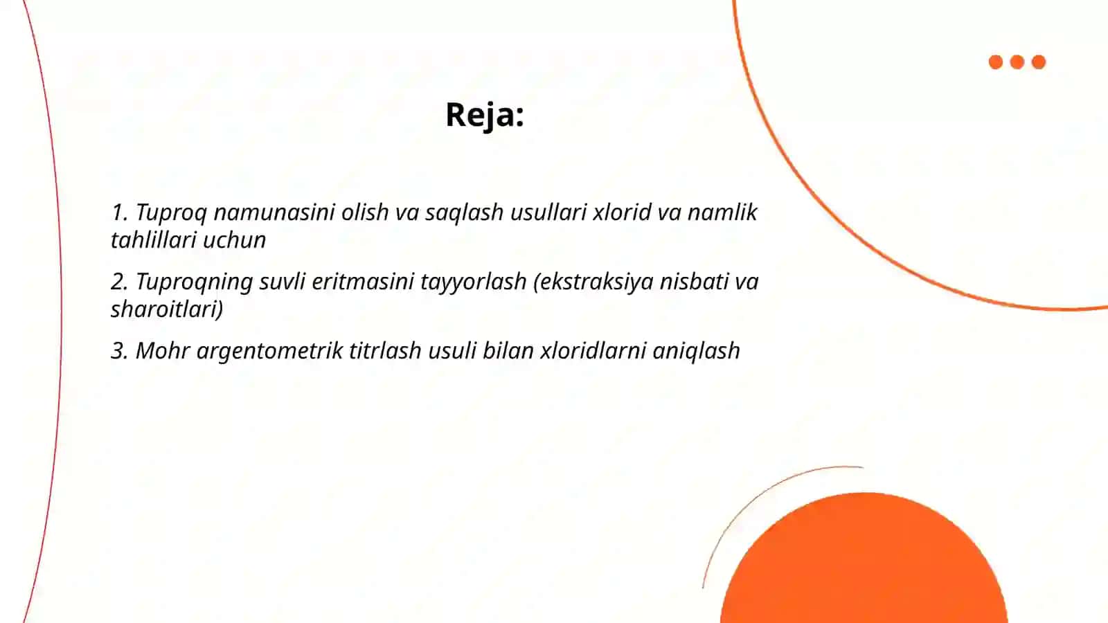 Tuproqning namligini aniqlash 2