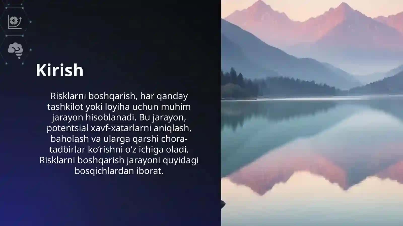 Risklarni boshqarish 2