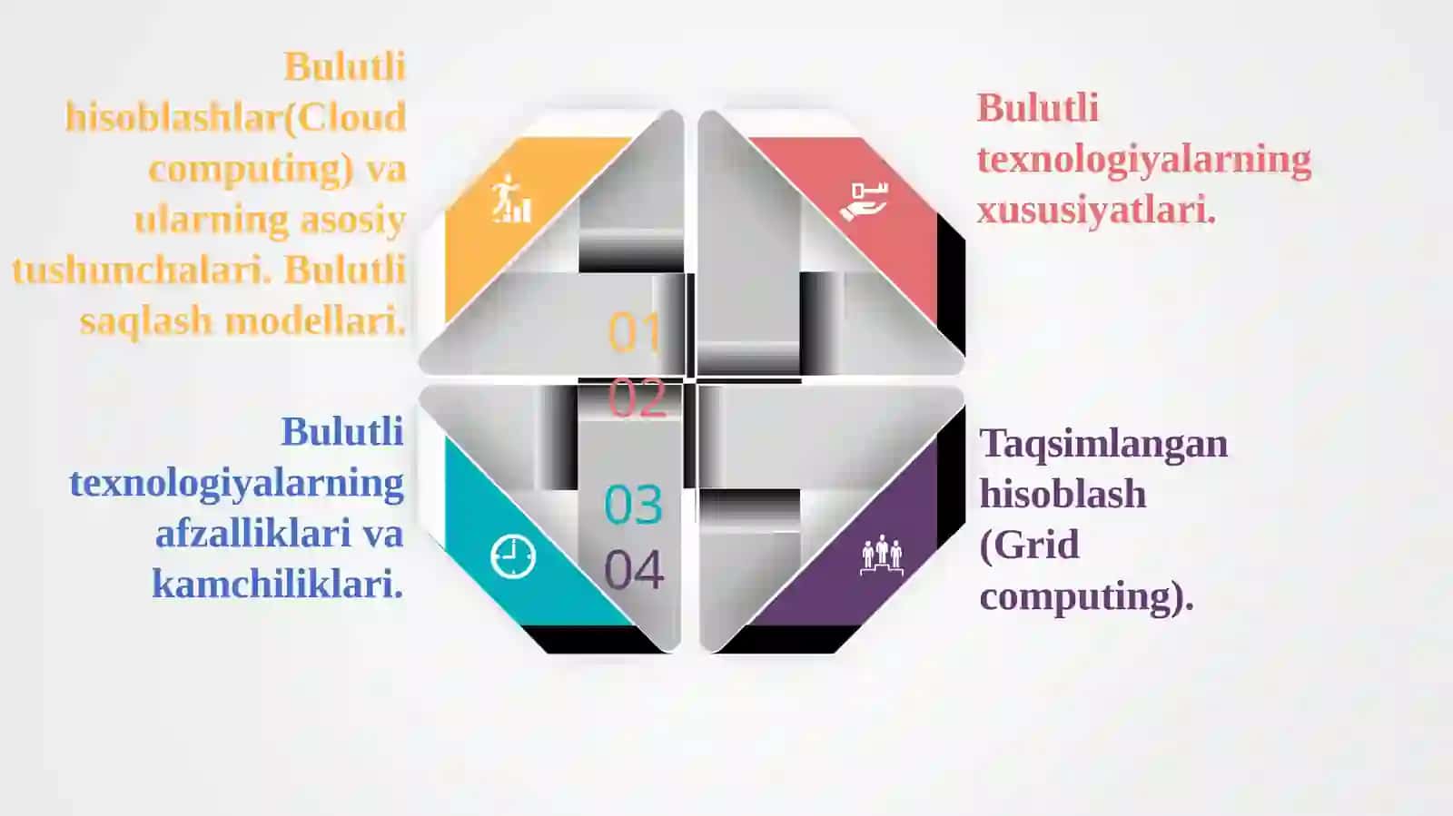 Bulutli texnologiyalarning xususiyatlari 2