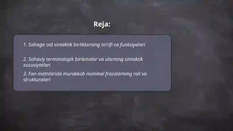 Sohaga oid sintaktik birliklar 2