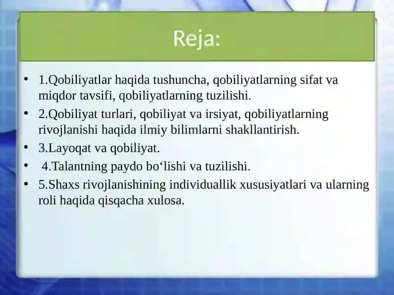 Qobiliyat va Iqtidor 2