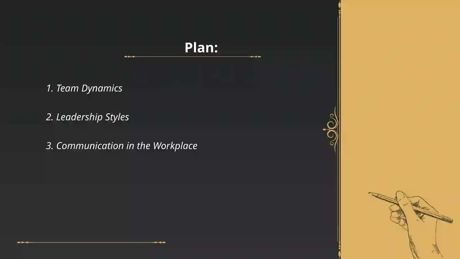 Work organization and responsibility 2