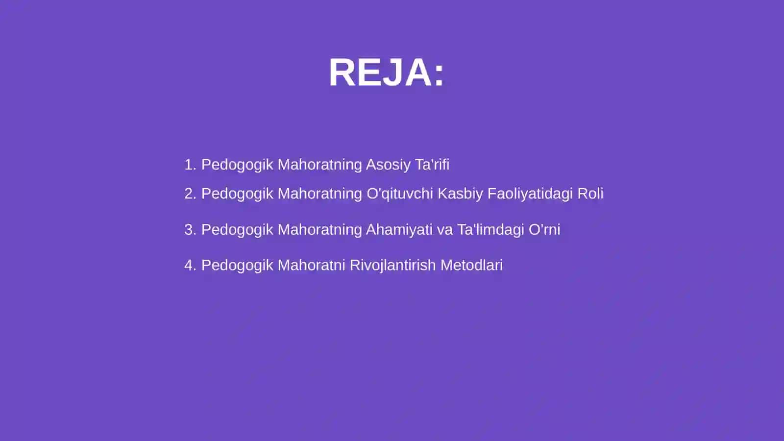 Pedogogik Mahorat haqida tushuncha 2