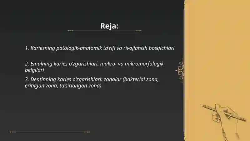 Kariesni patologik anatomiyasi 2