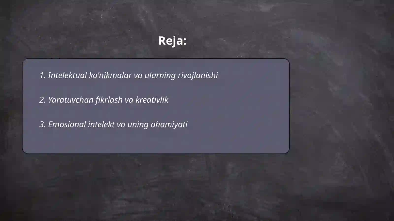 Intelekt va kreativlik 2