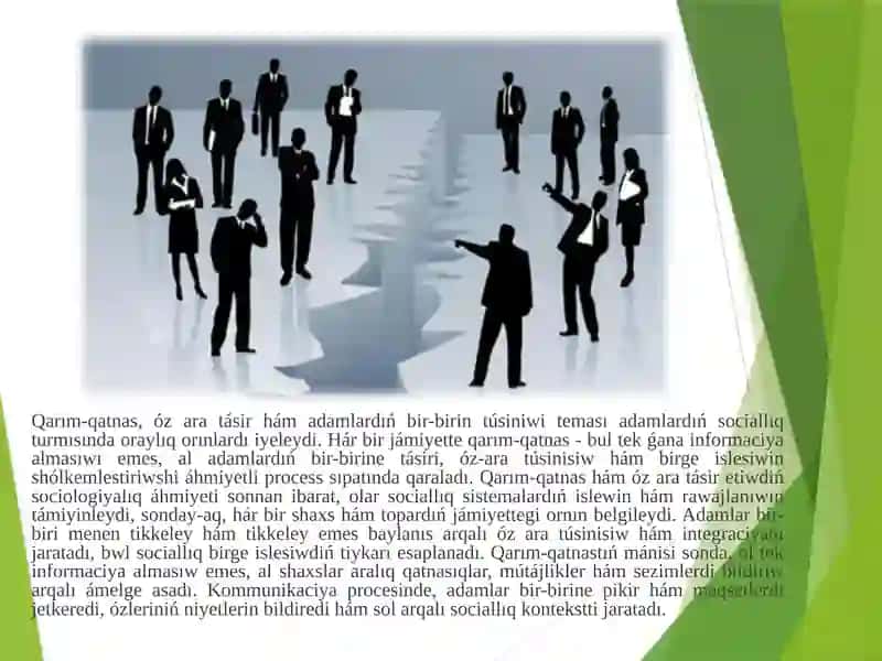 Qarım-qatnasóz-aratásirhámadamlardıńbir-birintúsiniwi 2