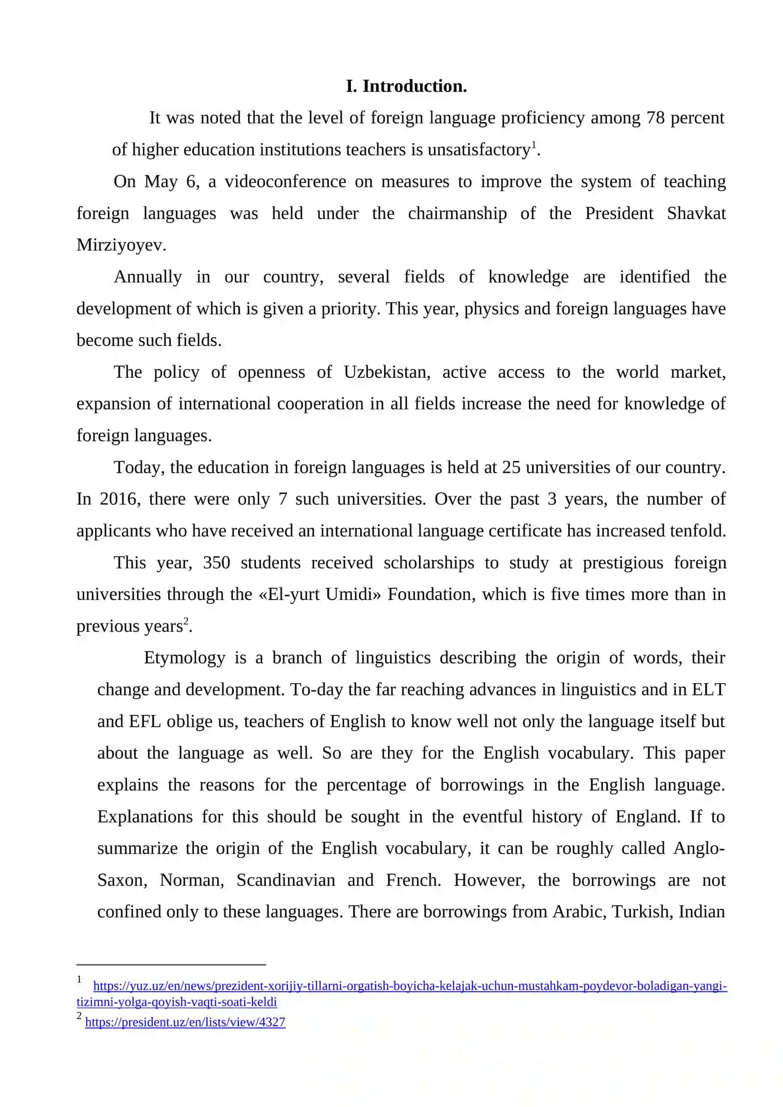 THE SCANDINAVIAN LANGUAGES AND ITS INFLUENCE ON ENGLISH LANGUAGE 2