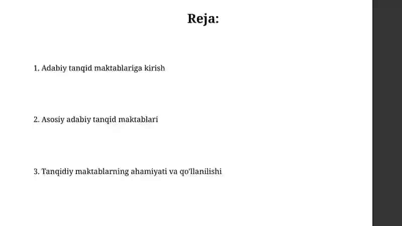 Adabiyotshunoslik maktablari 2