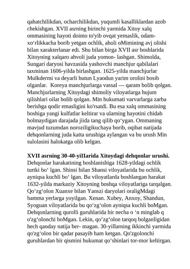 Min suiolasining zaiflashuvi 2