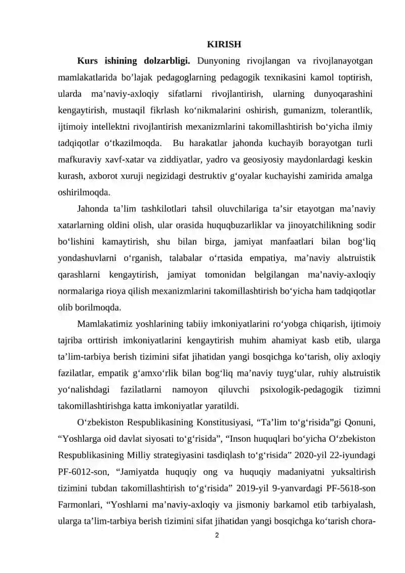 Pedagogik texnika haqida tushuncha. 2