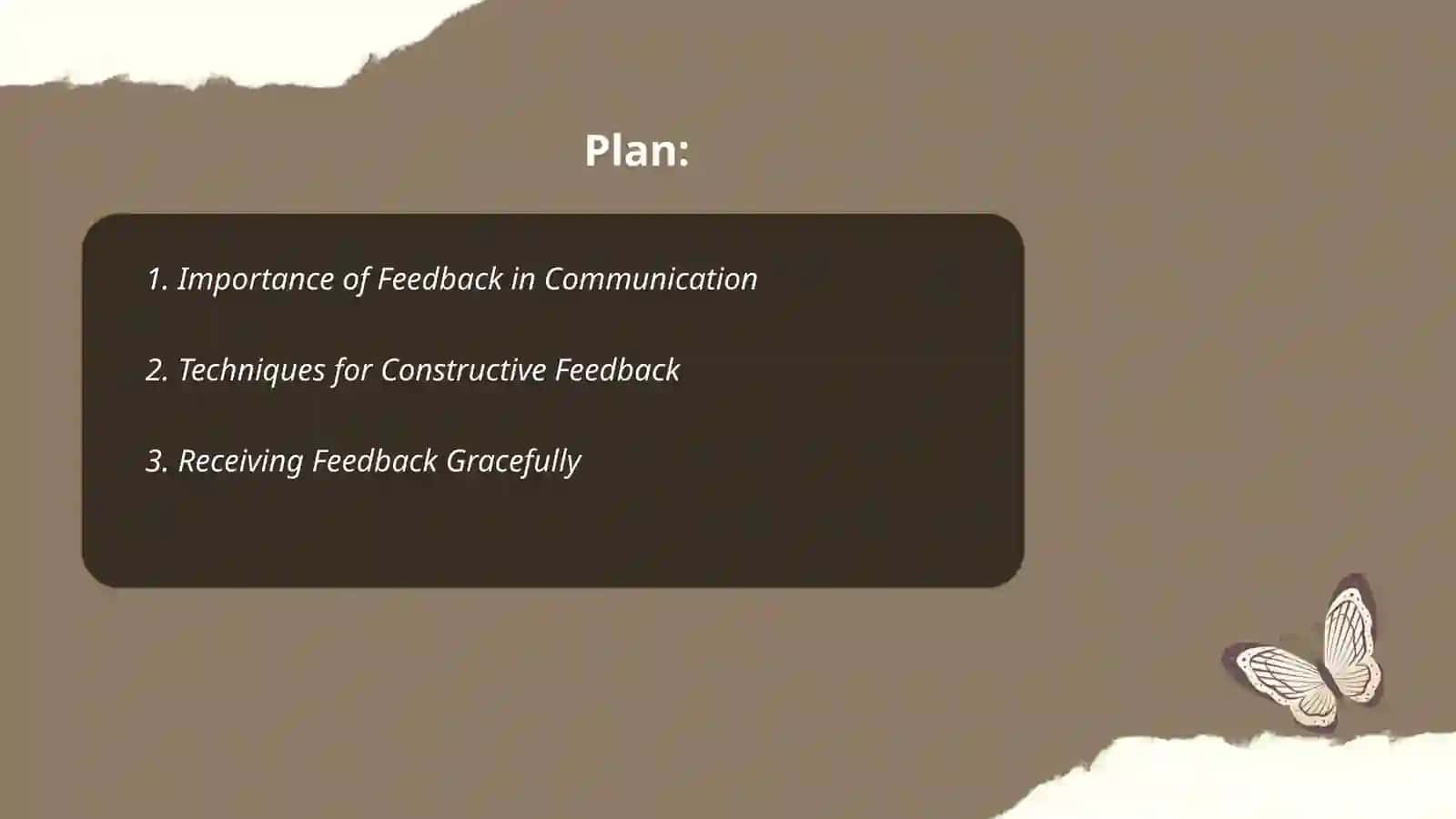 Giving and receiving feedback 2