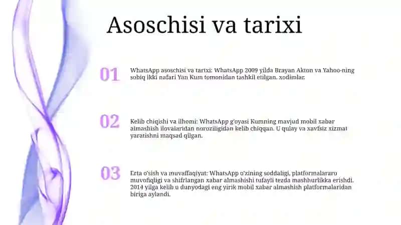 WhatsApp Haqida 2