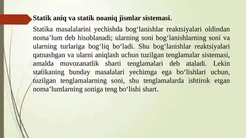 Statika 2