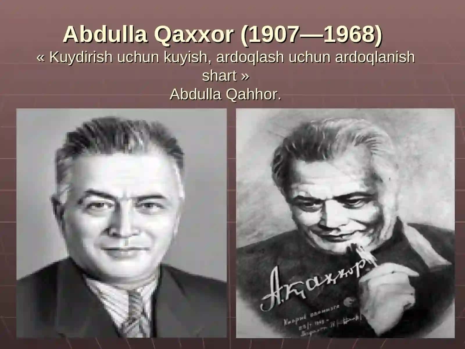 Abdulla Qahhor 2