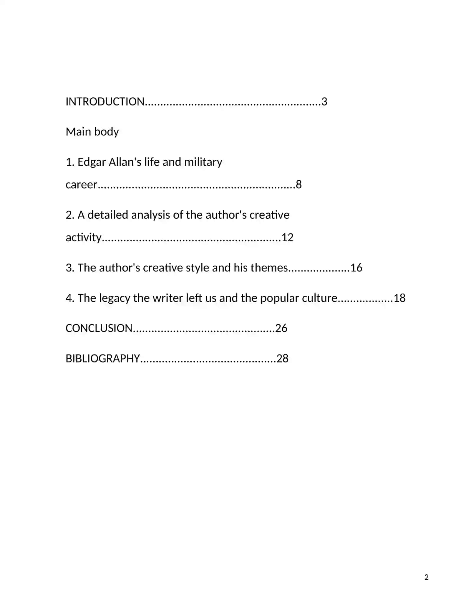 The role of description in the works of Edgar Allan Po 2