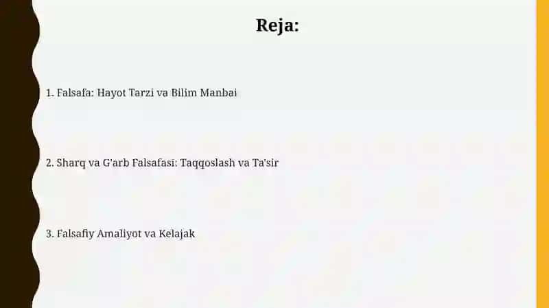 Falsafa: Hayot Tarzi va Bilim Manbai 2
