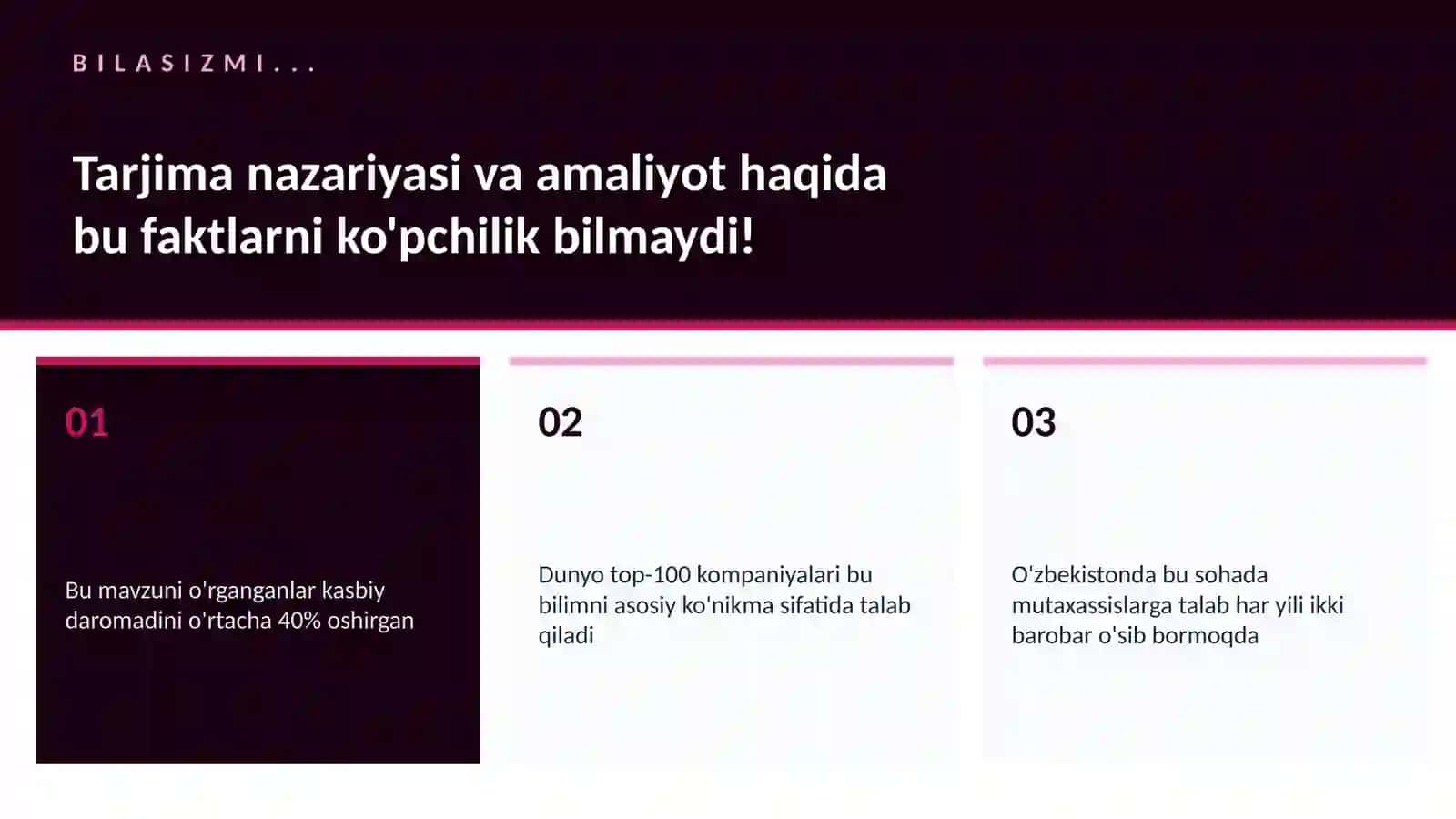Tarjima nazariyasi va amaliyot 2