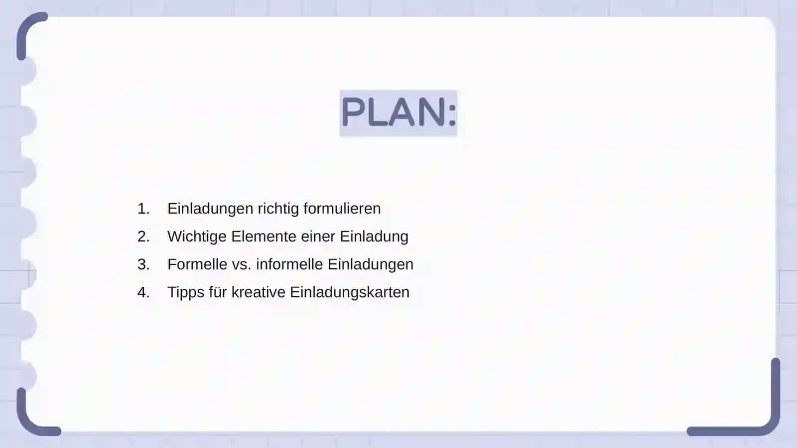 Einladungen 2